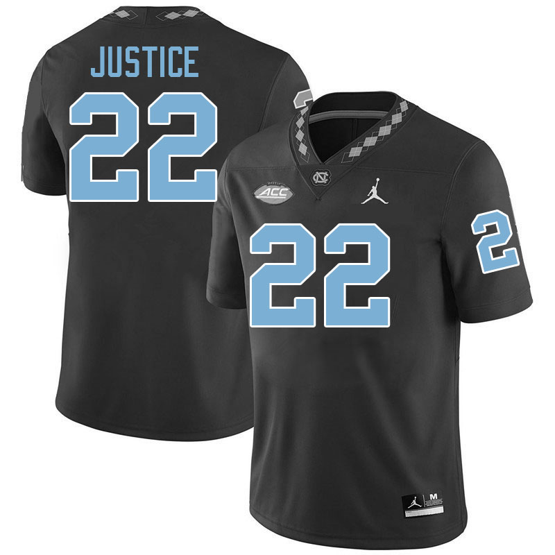 #22 Charlie Justice North Carolina Tar Heels Jerseys,Apparels,Uniforms Stitched-Black